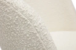 Online Miliboo Set de 2 sillas nórdicas de tejido borreguillo y haya maciza VANITY