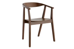 Hot Miliboo Set de 2 sillas nórdicas de madera oscura BAHIA