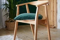 Fashion Miliboo Set de 2 sillas nórdicas de madera BAHIA