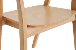 Fashion Miliboo Set de 2 sillas nórdicas de madera BAHIA