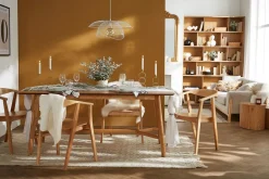 Fashion Miliboo Set de 2 sillas nórdicas de madera BAHIA