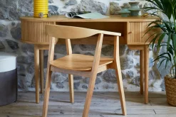 Fashion Miliboo Set de 2 sillas nórdicas de madera BAHIA