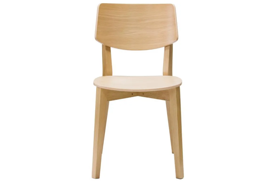 Best Miliboo Set de 2 sillas vintage de madera clara AVEA