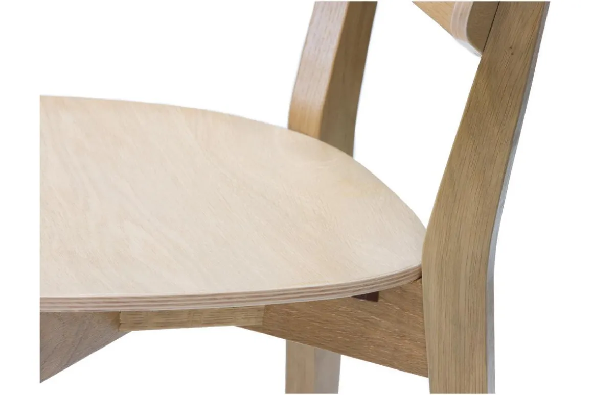 Best Miliboo Set de 2 sillas vintage de madera clara AVEA