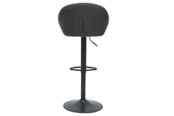Outlet Miliboo Set de 2 taburetes de cocina ajustables de diseño gris SHERU