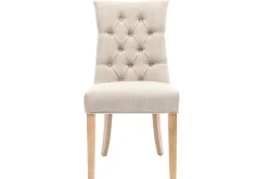 Best Miliboo Silla de comedor estilo clásico tejido natural patas madera clara VOLTAIRE