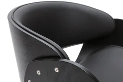 Flash Sale Miliboo Silla de diseño negra BENT