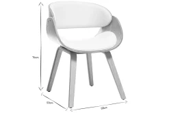 Flash Sale Miliboo Silla de diseño negra BENT