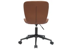 Fashion Miliboo Silla de escritorio moderna marrón JOSH