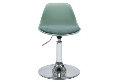 Best Sale Miliboo Silla de oficina infantil diseño verde gris STEEVY