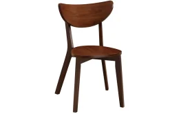 Discount Miliboo Sillas diseño nogal LEENA (lote de 2)