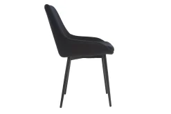 Cheap Miliboo Sillas en tejido negro (lote de 2) HOLO