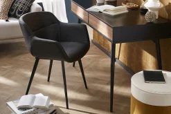 Online Miliboo Sillas modernas negras (lote de 2) NERO