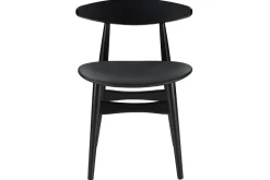 Outlet Miliboo Sillas nórdicas negras (lote de 2) WALFORD