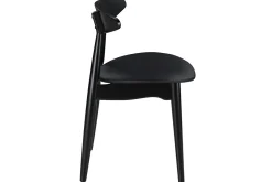 Outlet Miliboo Sillas nórdicas negras (lote de 2) WALFORD