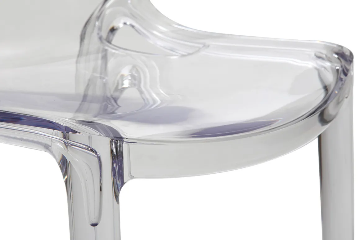 Cheap Miliboo Sillas transparentes diseño lote de 2 YZEL