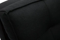 Sale Miliboo Sillón cama de 1 plaza de tela negra SALLY