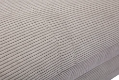 Clearance Miliboo Sillón cama de 1 plaza pana gris claro SPENCER