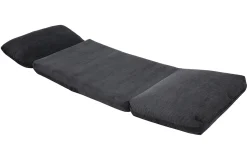 Discount Miliboo Sillón cama de 1 plaza pana gris oscuro SPENCER