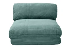 Flash Sale Miliboo Sillón cama de 1 plaza pana color celadón SPENCER