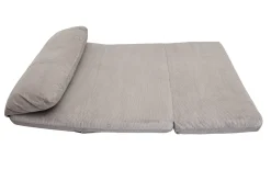 Hot Miliboo Sillón cama de 2 plazas de pana gris claro SPENCER