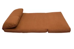Fashion Miliboo Sillón cama de 2 plazas de pana terracota SPENCER