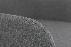 Online Miliboo Sillón de escritorio diseño tejido gris antracita SHANA