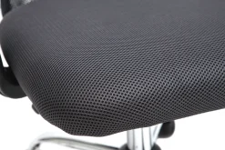 Shop Miliboo Sillón de escritorio diseño malla gris PLUZ