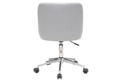Discount Miliboo Sillón de escritorio diseño tejido gris claro BALTIK (Este producto ya no se comercializa)