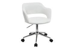 Online Miliboo Sillón de escritorio diseño blanco JESSY