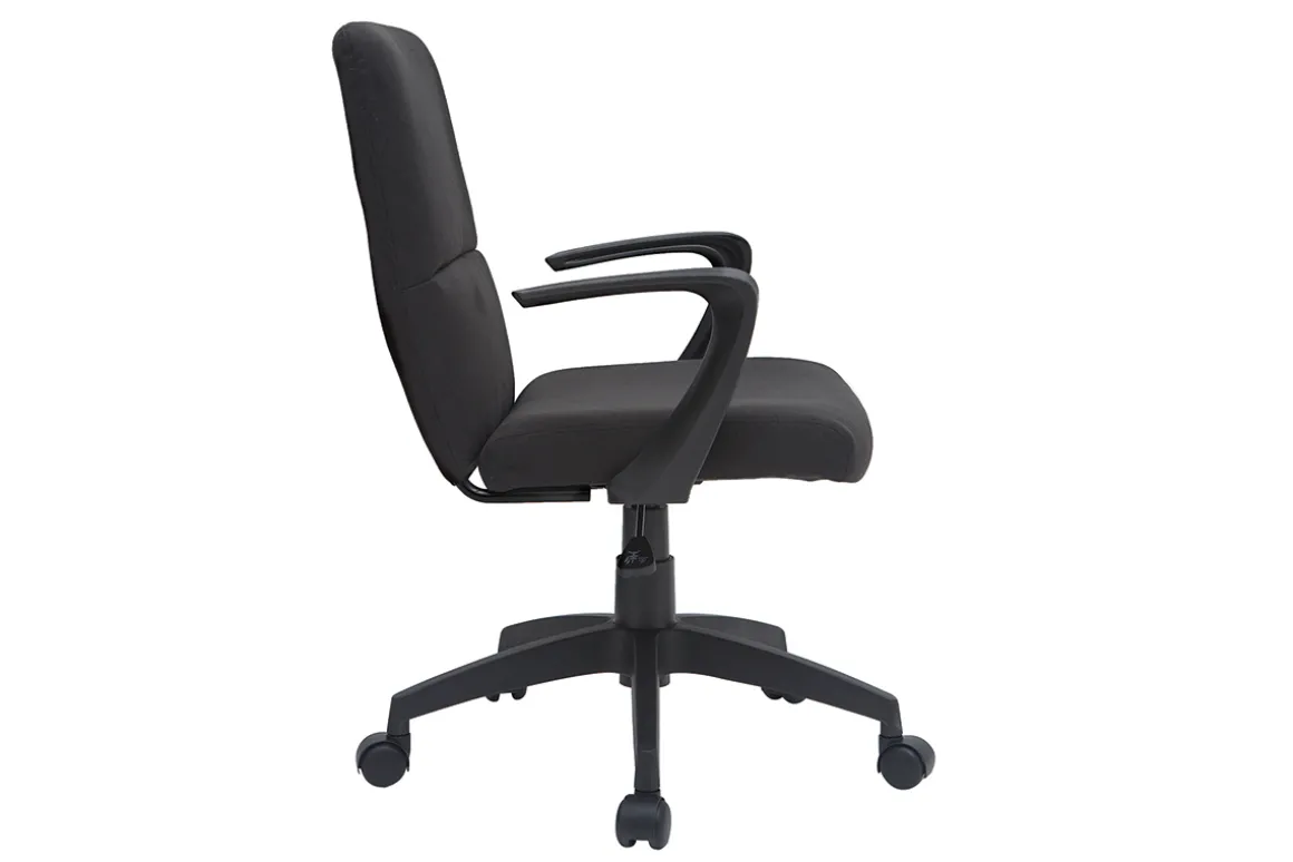 Flash Sale Miliboo Sillón de escritorio en tejido negro CHUCK