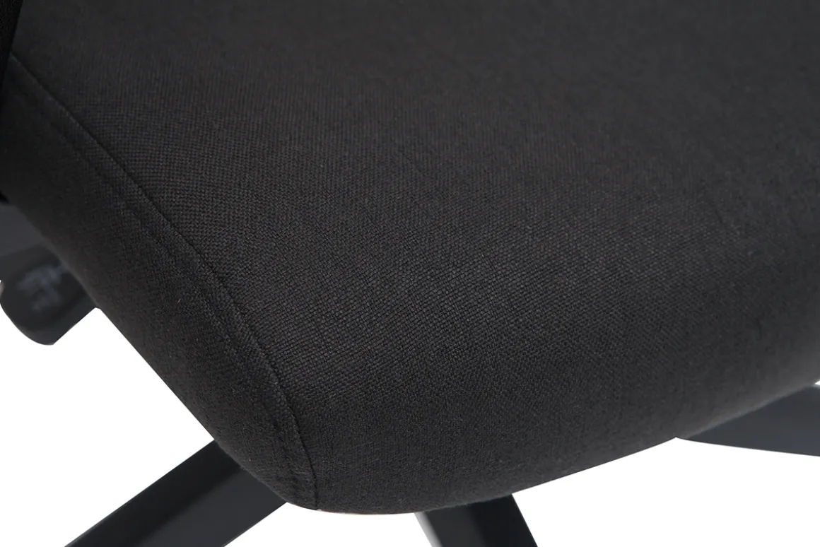 Flash Sale Miliboo Sillón de escritorio en tejido negro CHUCK