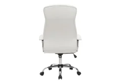 Best Sale Miliboo Sillón de escritorio moderno blanco WALL STREET