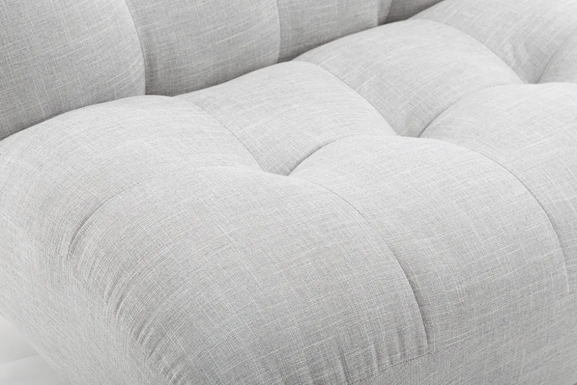 Cheap Miliboo Sillón diseño escandinavo gris y roble YUMI