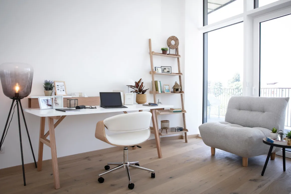 Cheap Miliboo Sillón diseño escandinavo gris y roble YUMI