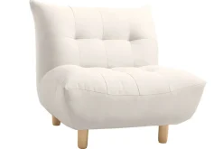 Sale Miliboo Sillón diseño escandinavo natural YUMI