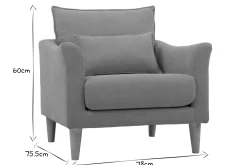 New Miliboo Sillón diseño tejido efecto terciopelo amarillo mostaza y roble KATE