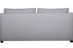 Discount Miliboo Sillón doble moderno en tejido gris claro PLURIEL