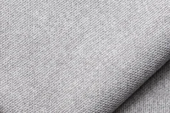 Discount Miliboo Sillón doble moderno en tejido gris claro PLURIEL