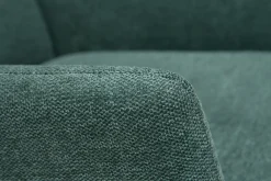 Best Sale Miliboo Sillón en metal y tejido efecto terciopelo verde COME