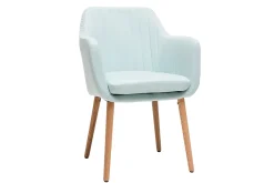Store Miliboo Sillón escandinavo verde menta y patas roble ALEYNA