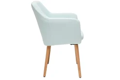 Store Miliboo Sillón escandinavo verde menta y patas roble ALEYNA