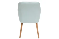Store Miliboo Sillón escandinavo verde menta y patas roble ALEYNA