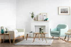 Online Miliboo Sillón escandinavo verde menta YNOK