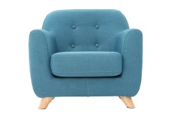 Shop Miliboo Sillón infantil nórdico azul NORKID