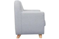 Clearance Miliboo Sillón infantil nórdico gris claro NORKID