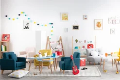 Shop Miliboo Sillón infantil nórdico verde menta NORKID