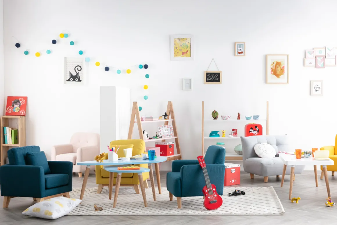 Shop Miliboo Sillón infantil nórdico verde menta NORKID