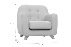 Shop Miliboo Sillón infantil nórdico verde menta NORKID
