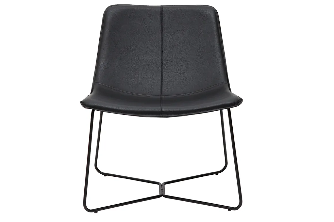 Discount Miliboo Sillón negro SANTI